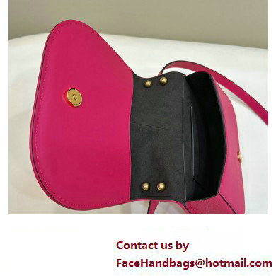 Fendi C Com Medium bag in smooth and full-grain leather Fuchsia 2023 - Click Image to Close